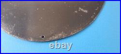 Vintage Sherwin Williams Sign Paint Brush Painting Gas Oil Pump Porcelain Sign