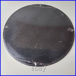 Vintage Sherwin Williams Sign Paint Brush Painting Gas Pump Porcelain Sign