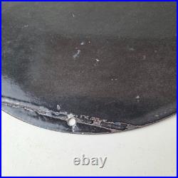 Vintage Sherwin Williams Sign Paint Brush Painting Gas Pump Porcelain Sign