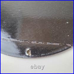 Vintage Sherwin Williams Sign Paint Brush Painting Gas Pump Porcelain Sign Vintage Sherwin Williams Sign Paint Brush Painting Gas Pump Porcelain Sign