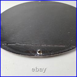 Vintage Sherwin Williams Sign Paint Brush Painting Gas Pump Porcelain Sign