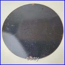 Vintage Sherwin Williams Sign Paint Brush Painting Porcelain Gas Oil Pump Sign