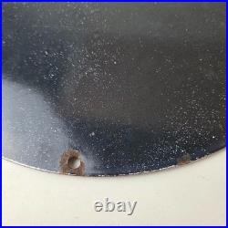 Vintage Sherwin Williams Sign Paint Brush Painting Porcelain Gas Oil Pump Sign