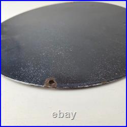 Vintage Sherwin Williams Sign Paint Brush Painting Porcelain Gas Oil Pump Sign