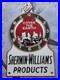 Vintage Sherwin-williams Paints- Products Porcelain Sign 10×6