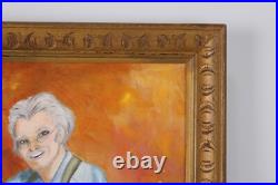 Vintage Shoemaker Oil Painting Old Professions Signed Cureton