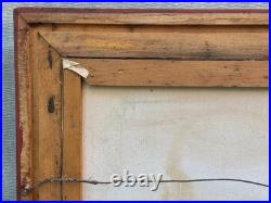 Vintage Signed Oil Painting Asian Elder Woman Threading A Needle Art Restoration