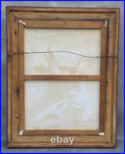 Vintage Signed Oil Painting Asian Elder Woman Threading A Needle Art Restoration