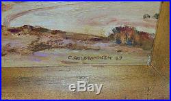 Vintage Southwestern Landscape Oil Painting C. Gulbrands