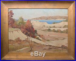 Vintage Southwestern Landscape Oil Painting C. Gulbrands