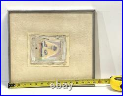 Vintage Susan Brooks Mixed Media Painting Signed And Framed