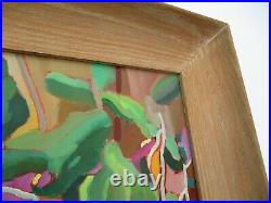 Vintage Thompson Landscape Painting Modernism Abstract Fauve Colorful Bold Lake