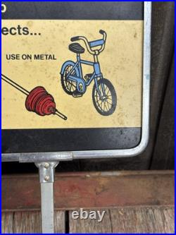 Vintage Tru-Test Latex Gloss Enamel Paint Hardware Store Display Rack Sign Vintage Tru-Test Latex Gloss Enamel Paint Hardware Store Display Rack Sign