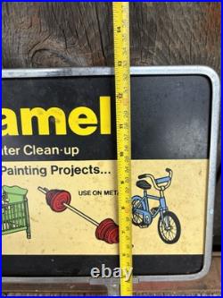 Vintage Tru-Test Latex Gloss Enamel Paint Hardware Store Display Rack Sign