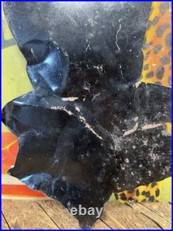 Vintage Uncle Sam Painted Metal Carnival Sign Circus Patriotic United States War