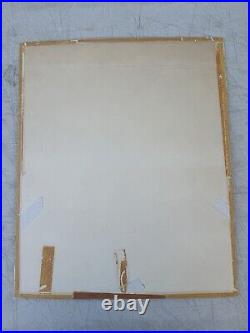 Vintage VOGUE Lithograph Artwork Painting Cover Art Deco Signed 17 X 14 Rare