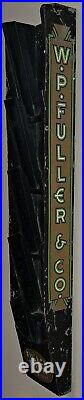 Vintage W. P. Fuller Paint Store Display For Paint And Brushes. Paint Cards Rack