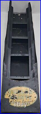 Vintage W. P. Fuller Paint Store Display For Paint And Brushes. Paint Cards Rack