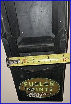 Vintage W. P. Fuller Paint Store Display For Paint And Brushes. Paint Cards Rack