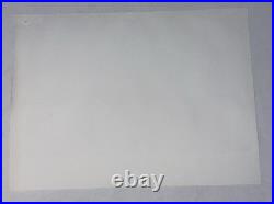 Vintage Watercolor Painting Farmhouse In Winter Signed WARNER