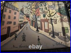 Vintage Watercolor Paintings On Paper By Charles de Montfort Signed