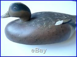 Vintage Wildfowler Factory Widgeon Duck Decoy Original Paint -Signed WTM