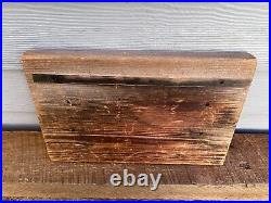 Vintage Wooden Enter Sign Pointing Finger Hand Painted Carnival Art Unique Rare