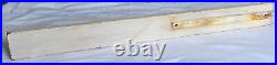 Vintage barber shop wooden sign advertising painted plaque rustic haircut shave