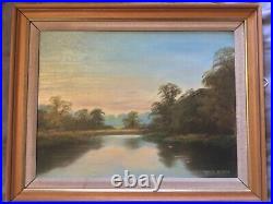 Vintage framed signed original oil painting on Canvas Maurice Coveney
