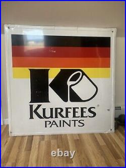 Vintage sign, Kurfees Paint, Rustic Decor, Paint, Hardware Store, Farm House