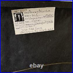 Vtg 1940 California Artist Aarne Kivela Original Watercolor Painting / Desert