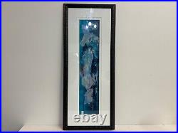 Vtg Angel in the Clouds Mixed Media Abstract Painting Signed Dorothy Kordash
