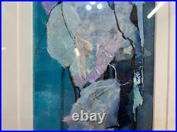 Vtg Angel in the Clouds Mixed Media Abstract Painting Signed Dorothy Kordash