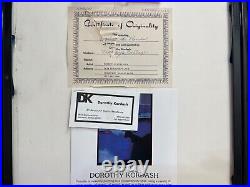 Vtg Angel in the Clouds Mixed Media Abstract Painting Signed Dorothy Kordash