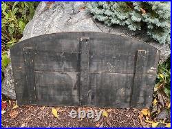 Vtg Antique Canadian Northern Railroad Wood Wooden Sign Hand Painted Handmade