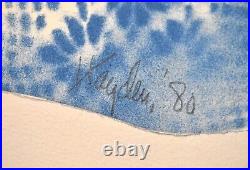 Vtg. Erotic Large Original Mixed Painting Signed by Hayden, 30 x 37.5