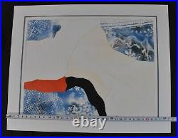 Vtg. Erotic Large Original Mixed Painting Signed by Hayden, 30 x 37.5