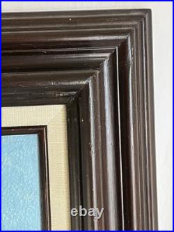 Vtg Framed Landscape Painting Tetons Jackson Hole Signed Anna R Spiess Utah