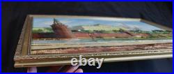Vtg. MOSCOW KREMLIN, signed & original oil painting from Russia, 22x30, 2015