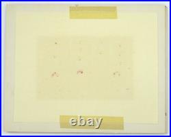 Vtg Martha Wahlert Cat Art Wallpaper from France Original Watercolor Signed