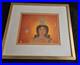 Vtg. Maybe original painting of an Egyptian queen acrylic on board. Signed