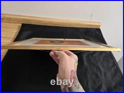 Vtg. Maybe original painting of an Egyptian queen acrylic on board. Signed