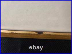 Vtg. Maybe original painting of an Egyptian queen acrylic on board. Signed
