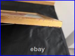 Vtg. Maybe original painting of an Egyptian queen acrylic on board. Signed