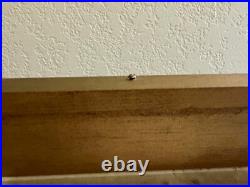 Vtg Mid Century 1966 Oscar Parra Signed Oil Painting Tarde Azul Blue Afternoon