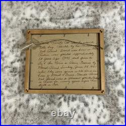 Vtg Original Art Cat Painting Pet Animal Signed OOAK Noel Perret Story 1970s