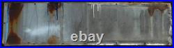 Vtg Original Hand Painted Metal 3' Sign Advertising Motel Kitchenetts Rooms Ooak