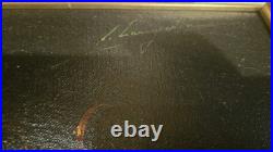 Vtg Original Oil Painting Framed Signed Still Life Oranges Salvatore Langella