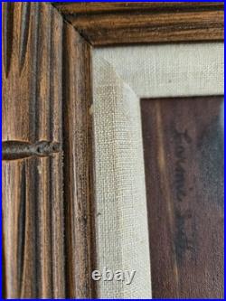 Vtg. Original framed oil painting on canvas. Pewter objects still life. Signed Vtg. Original framed oil painting on canvas. Pewter objects still life. Signed