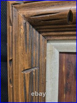 Vtg. Original framed oil painting on canvas. Pewter objects still life. Signed Vtg. Original framed oil painting on canvas. Pewter objects still life. Signed